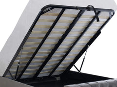 Chevron Upholstered Bed