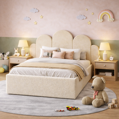 Cloud Kids Bed With Wall Panels (included 3x large 3x medium panels)