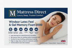 Windsor Latex Feel & Gel Memory Foam 3000 - Vacuume packed In one Box