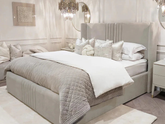 Paris Winged Headboard Bed