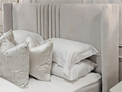 Paris Winged Headboard Bed