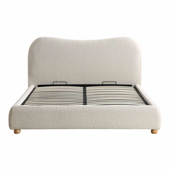 Rosie Curved Headboard Ottoman Storage Bed
