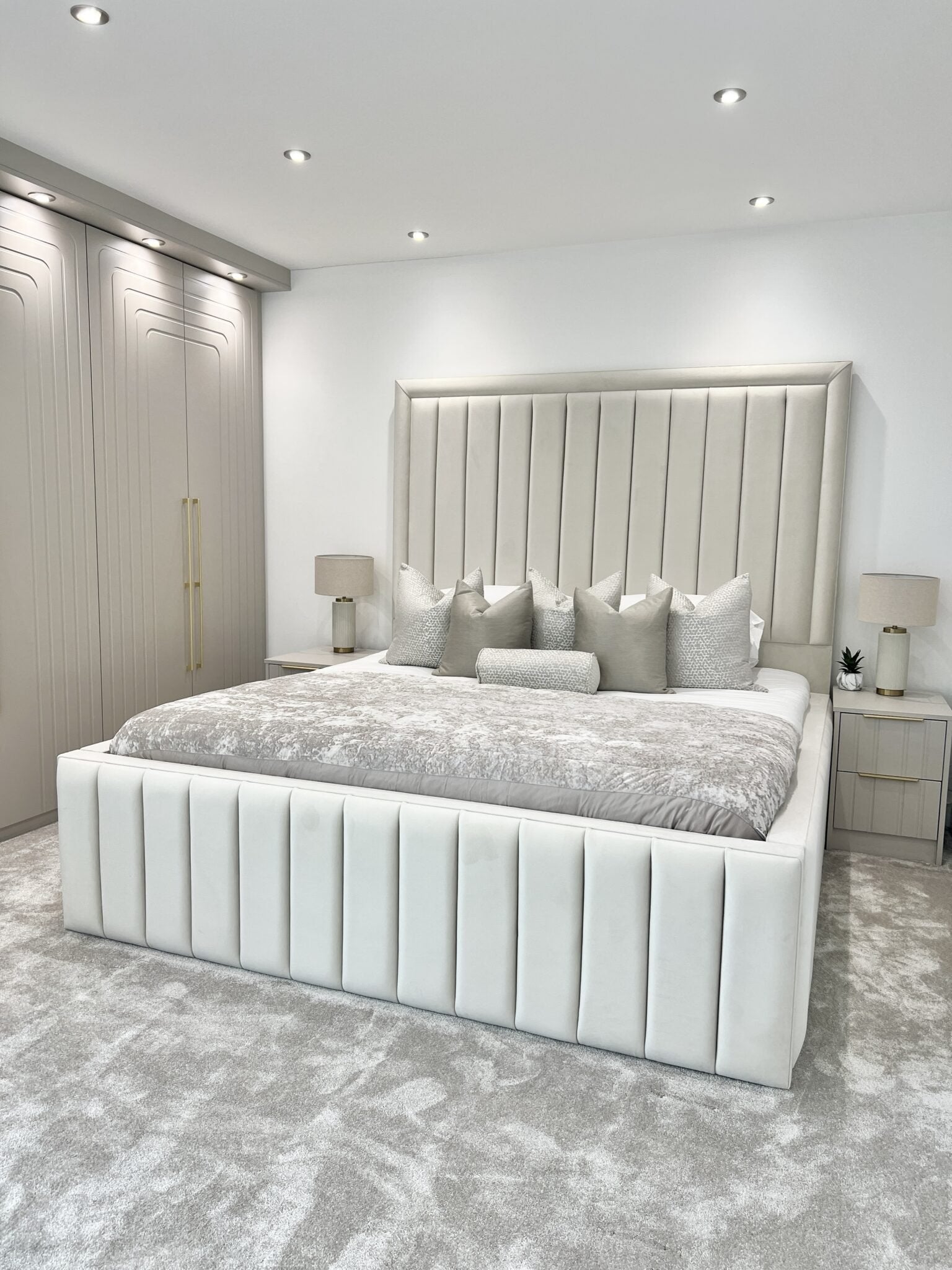 Cavendish Bedframe Full Setup Corner View
