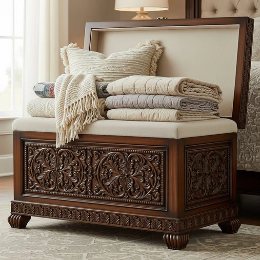 Ottoman Blanket Box: Cozy Storage Solutions for Winter Bedding