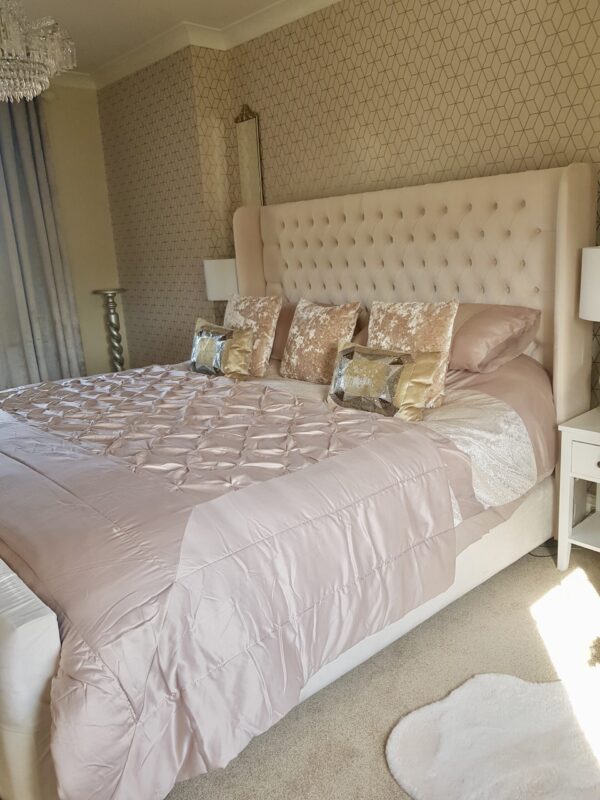 Belmont Chesterfield Winged Bed | Luxury UK | British Bed Co