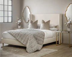wingback bed