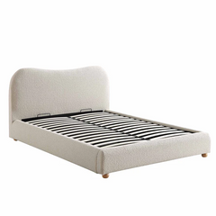 Rosie Curved Headboard Ottoman Storage Bed