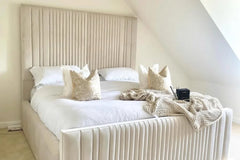 Somerset Bedframe Full Setup Zoomed In Front View